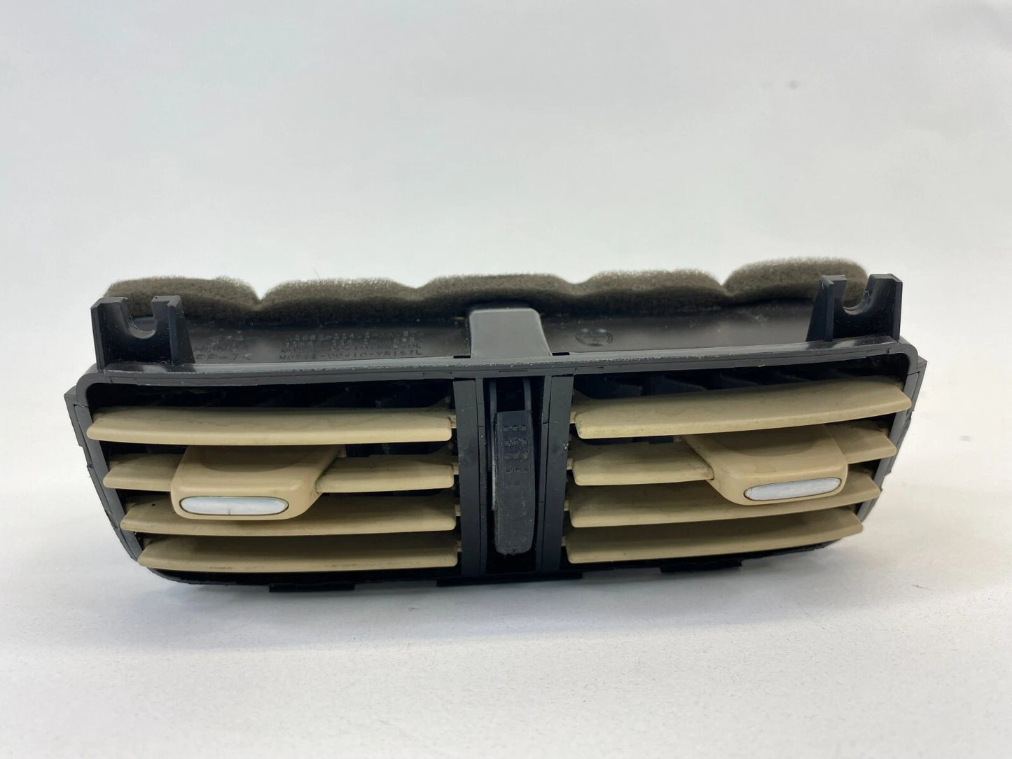 2004-2008 ACURA TL REAR CENTER CONSOLE AC HEATER DUAL AIR VENT DUCT OUTLET BEIGE