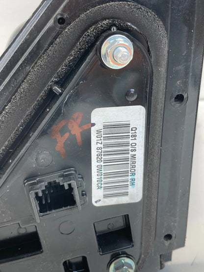 2007-2012 Hyundai Santa Fe Front Right Side View Power Mirror 87620-0W010CA