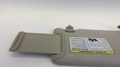 2014 2015 14 15 NISSAN VERSA NOTE LEFT DRIVER SIDE SUN VISOR SUNVISOR GRAY OEM