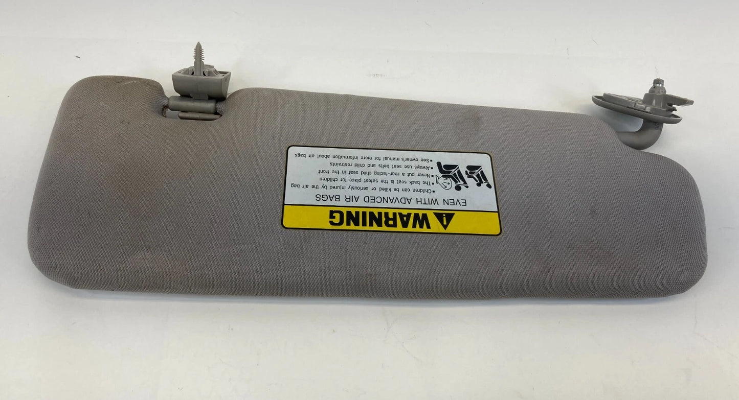 2011-2014 HYUNDAI SONATA W SUNROOF LEFT SUNVISOR DRIVER SUN VISOR SHADE GREY OEM