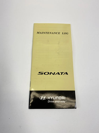 2008 HYUNDAI SONATA OWNER'S GUIDE USERS MANUAL WARRANTY INFORMATION W/ CASE OEM