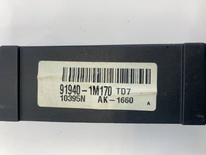 2010-2013 KIA FORTE 2.0L AT RELAY BOX CONTROL MODULE JUNCTION BLOCK 91940-1M170