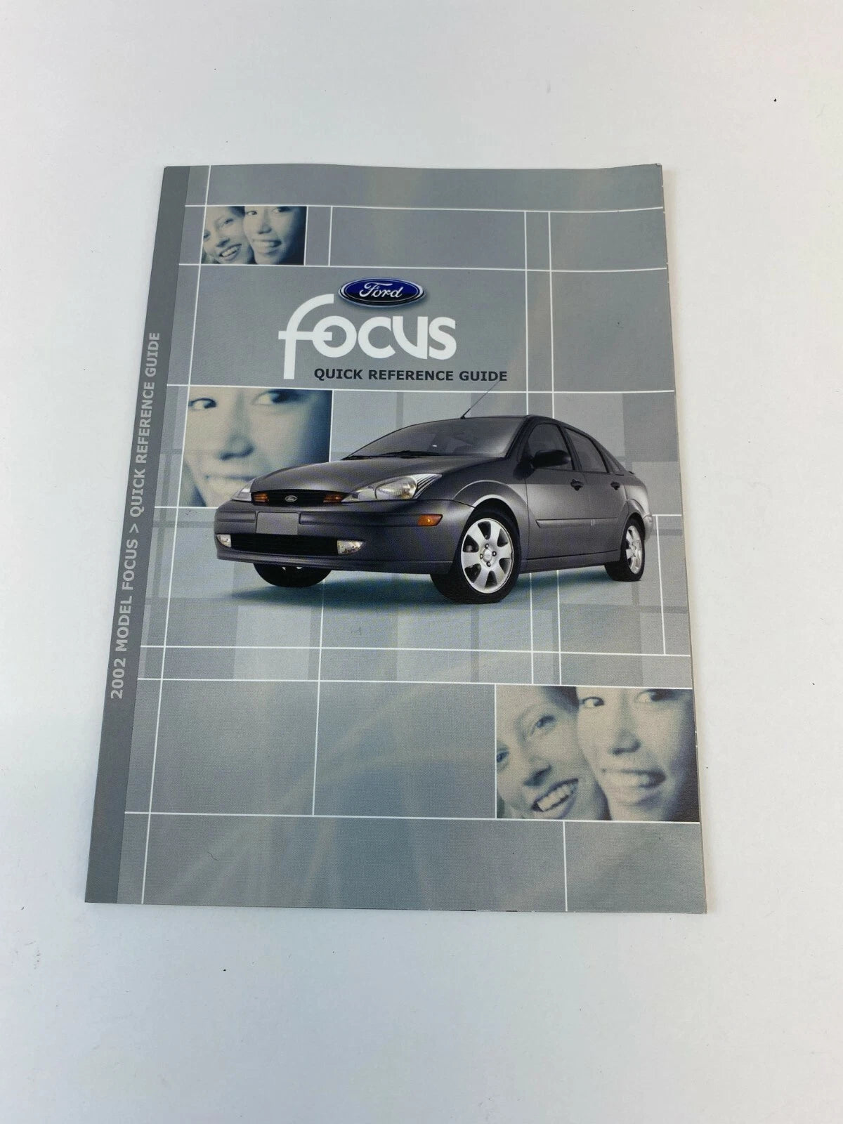 2002 02 FORD FOCUS OWNERS MANUAL QUICK REFERENCE GUIDE BOOK SET W/ CASE OEM