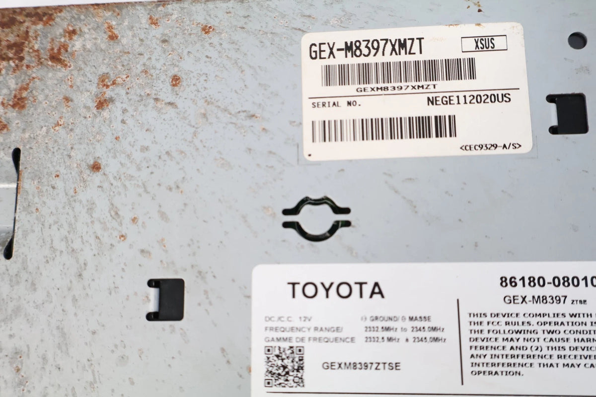 2011-2014 TOYOTA SIENNA RADIO AUDIO SOUND AMP AMPLIFIER MODULE 86180-08010 OEM