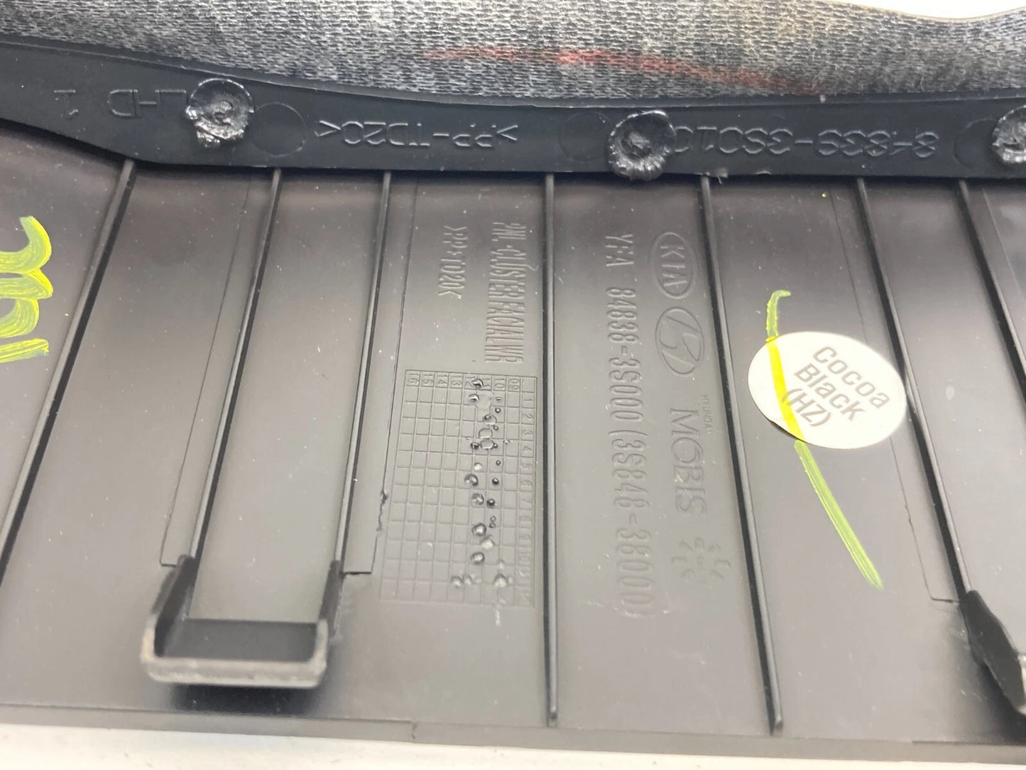 2011-2014 HYUNDAI SONATA DASH PANEL CLUSTER LOWER COVER TRIM BEZEL 84838-3S000