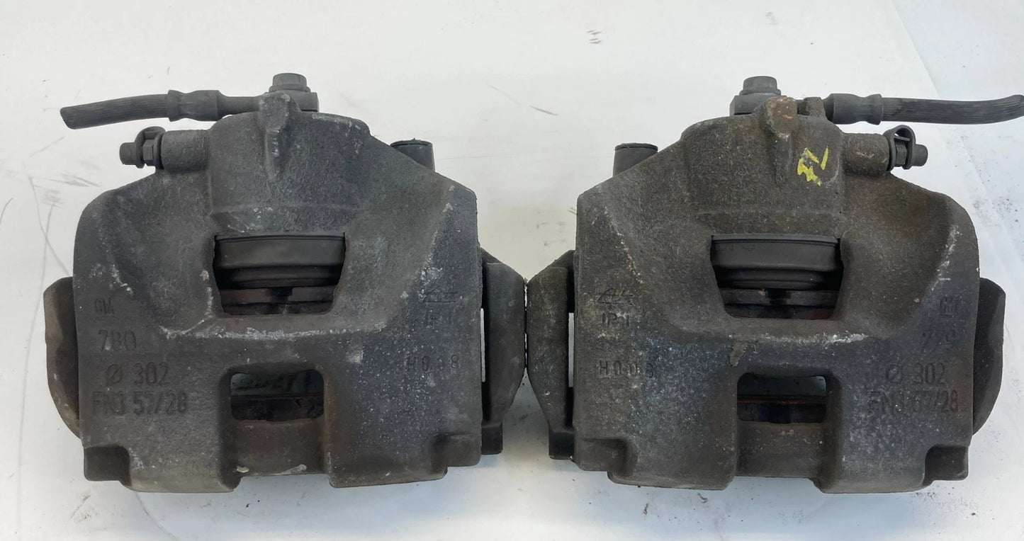 2003-2011 SAAB 9-3 2.0 FRONT LEFT DRIVER RIGHT PASSENGER BRAKE CALIPER PAIR SET