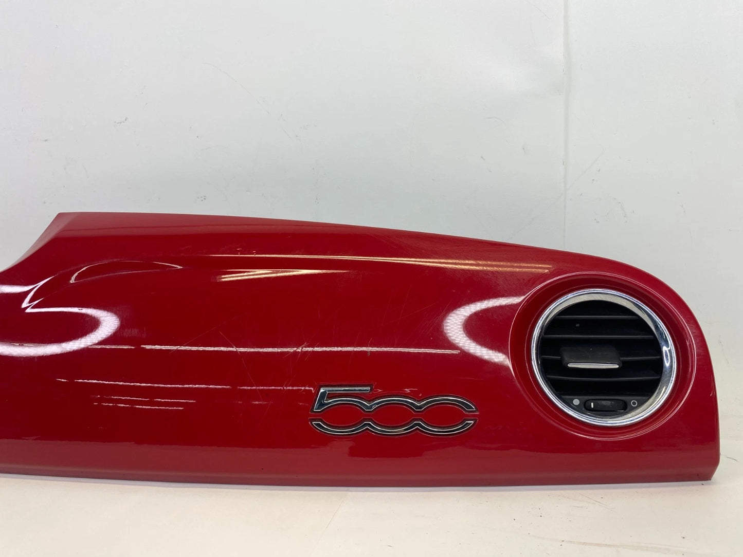 2012-2015 Fiat 500 Dash Trim Bezel Panel With Air Vent & Switches 1SC361R1AC OEM