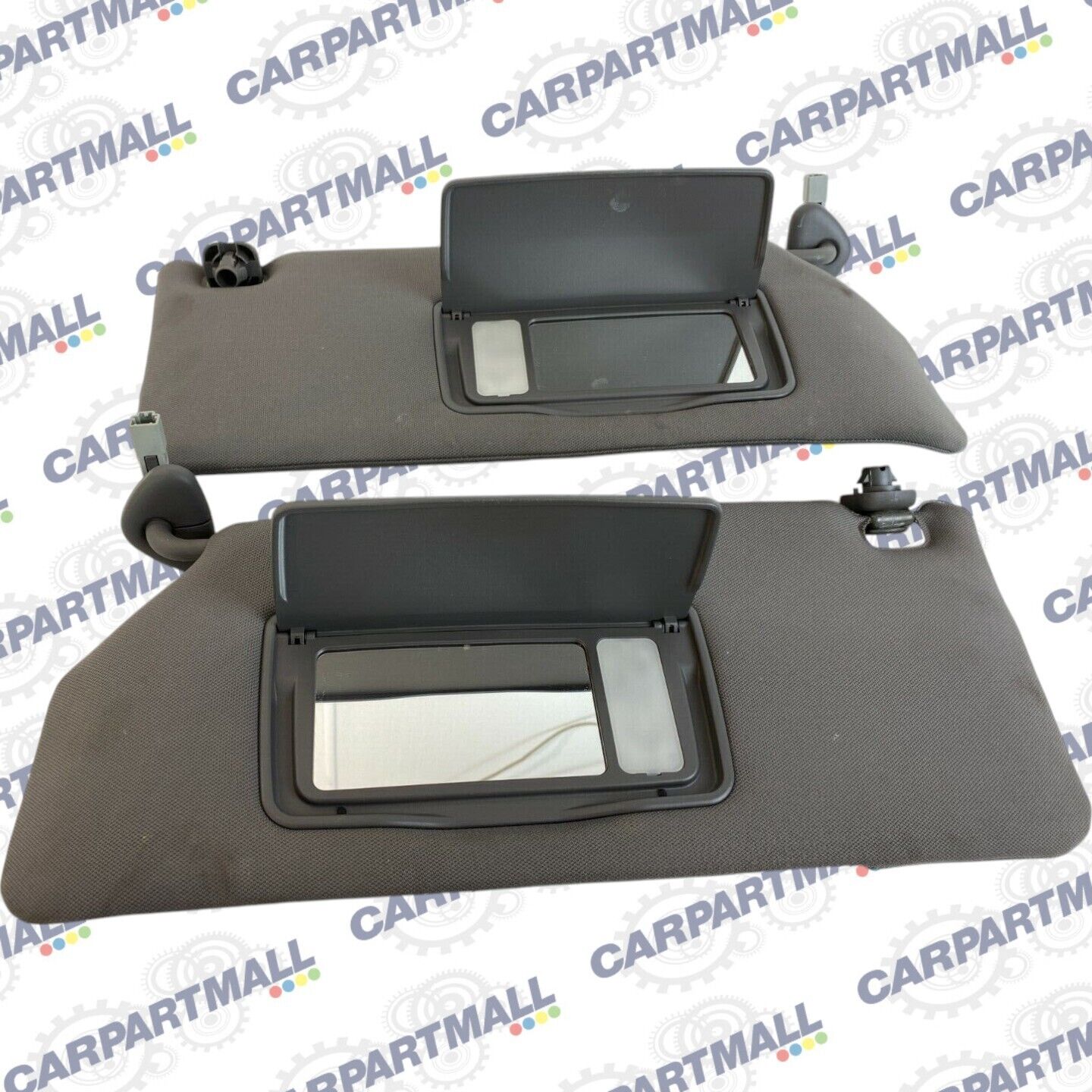 2008 2009 2010 Honda Odyssey Sunvisor Sun Visor Shade w/ Light Pair Set Gray OEM