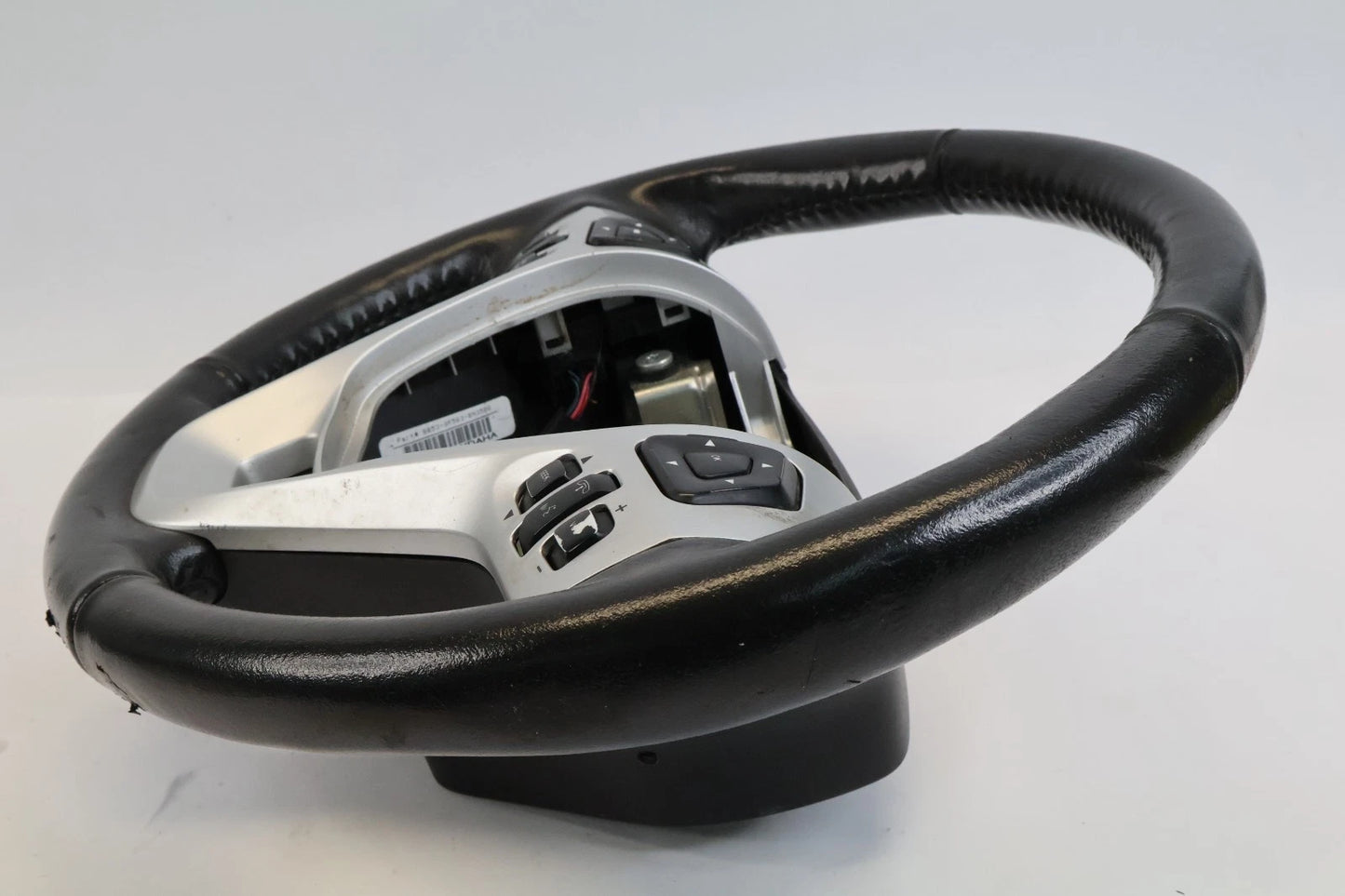 11-15 FORD EXPLORER STEERING WHEEL W CRUISE & CONTROL SWITCH BUTTONS LEATHER OEM