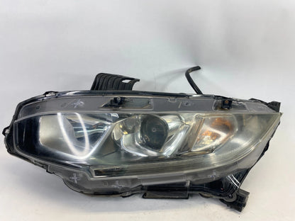 2016-2021 HONDA CIVIC LEFT DRIVER SIDE HALOGEN HEADLIGHT LAMP ASSEMBLY OEM