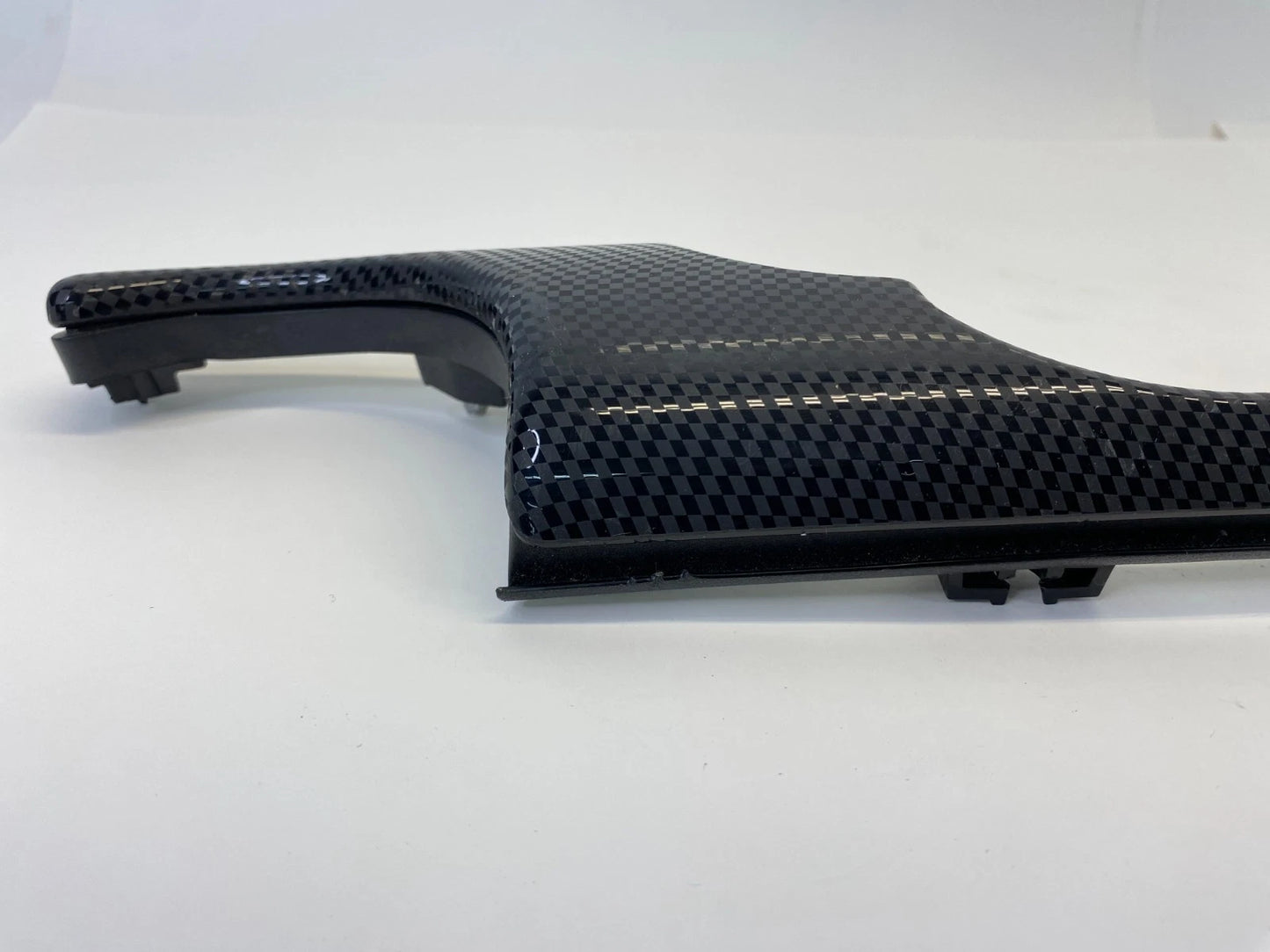 2007-2011 MINI COOPER DRIVER LEFT DASH VENT TRIM PANEL CARBON FIBER STYLE OEM