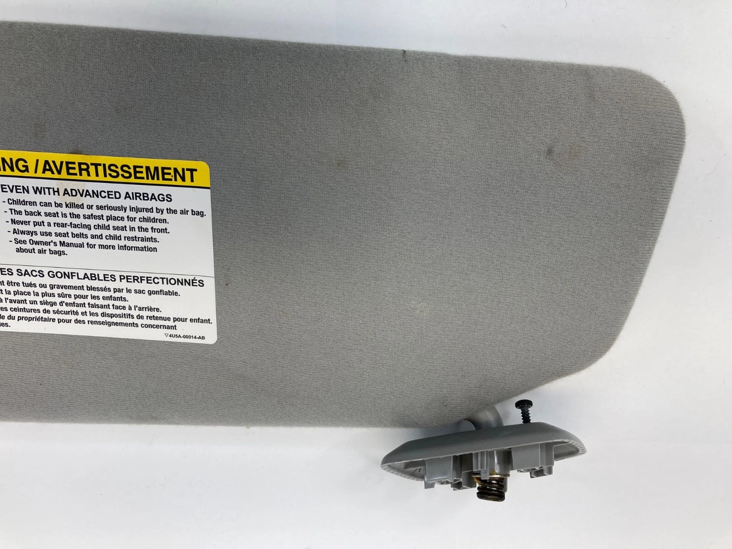 2004-2008 FORD F-150 ROOF PANEL RIGHT PASSENGER SIDE SUNVISOR SUN VISOR CLOTH