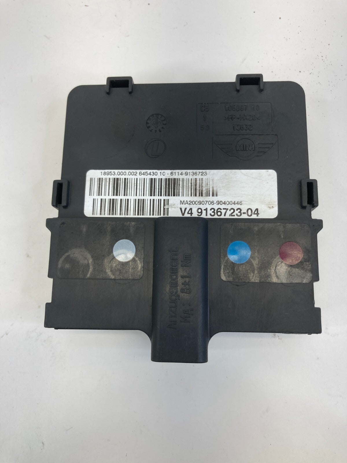 09 Mini Cooper 1.6L Battery Terminal Power Distribution Control Module 913672304