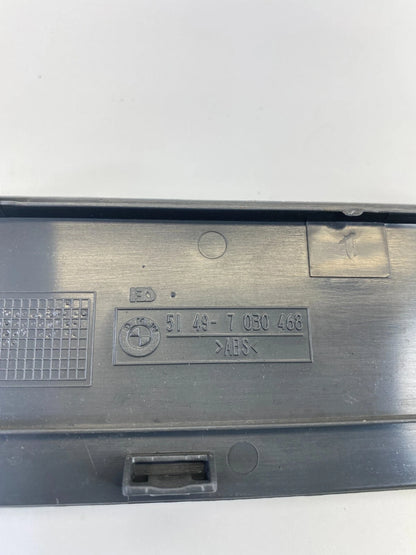 02-05 BMW 745I 745LI REAR TRUNK LID LIGHT ACCESS COVER BEZEL TRIM 51497030468