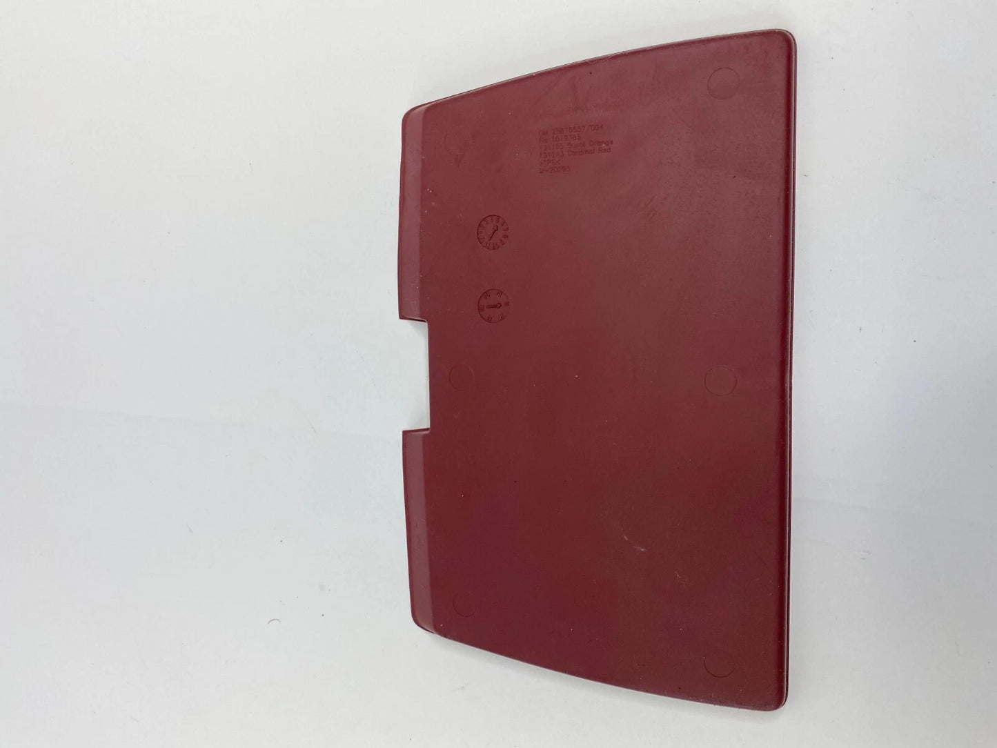 10-17 CHEVY EQUINOX CENTER CONSOLE STORAGE FLOOR LINER RUBBER RED MAT 25876557