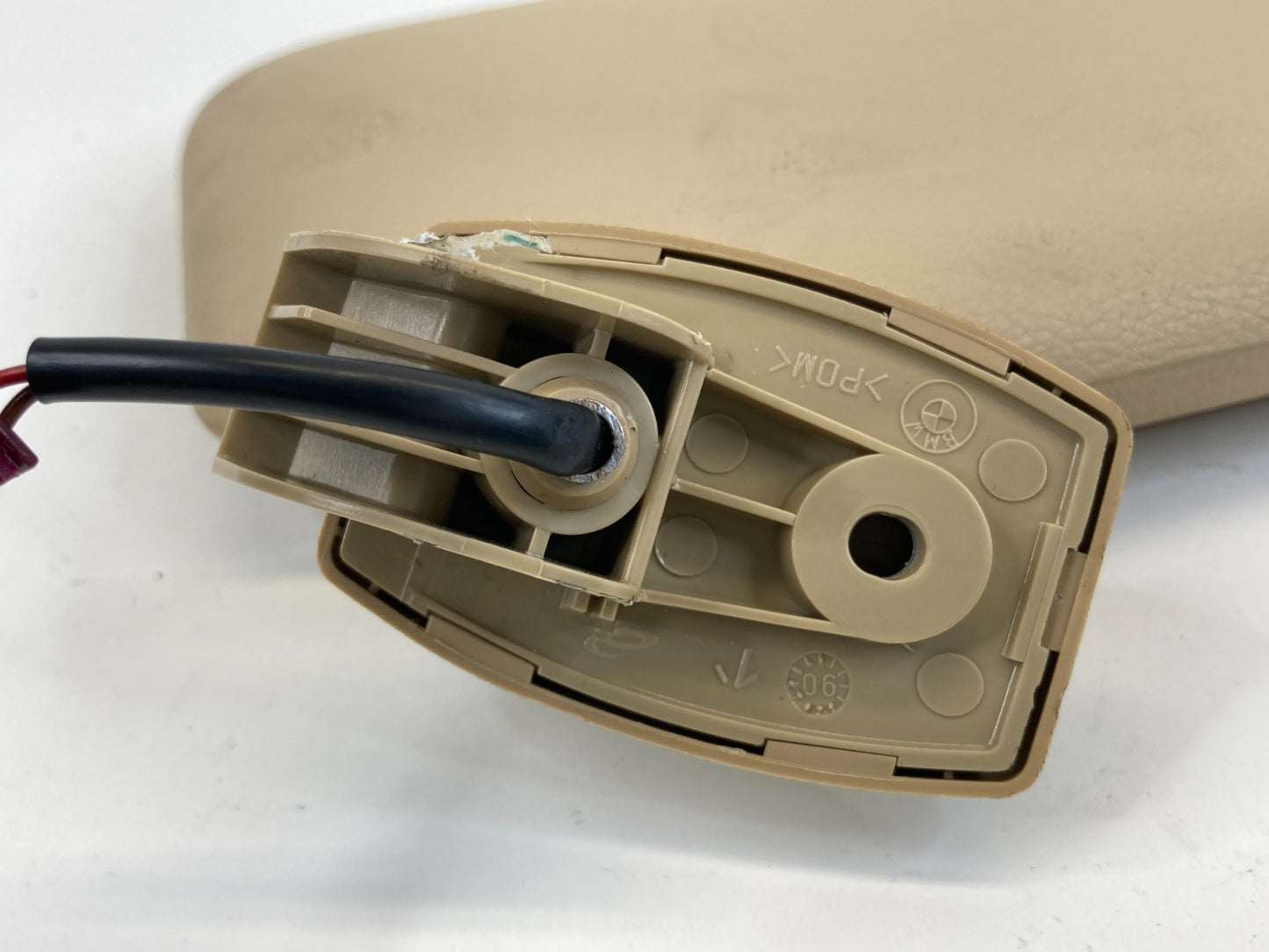 2004-2007 BMW 525i 530i Sunvisor Left & Right Sun Visor Shade Set Pair Assembly