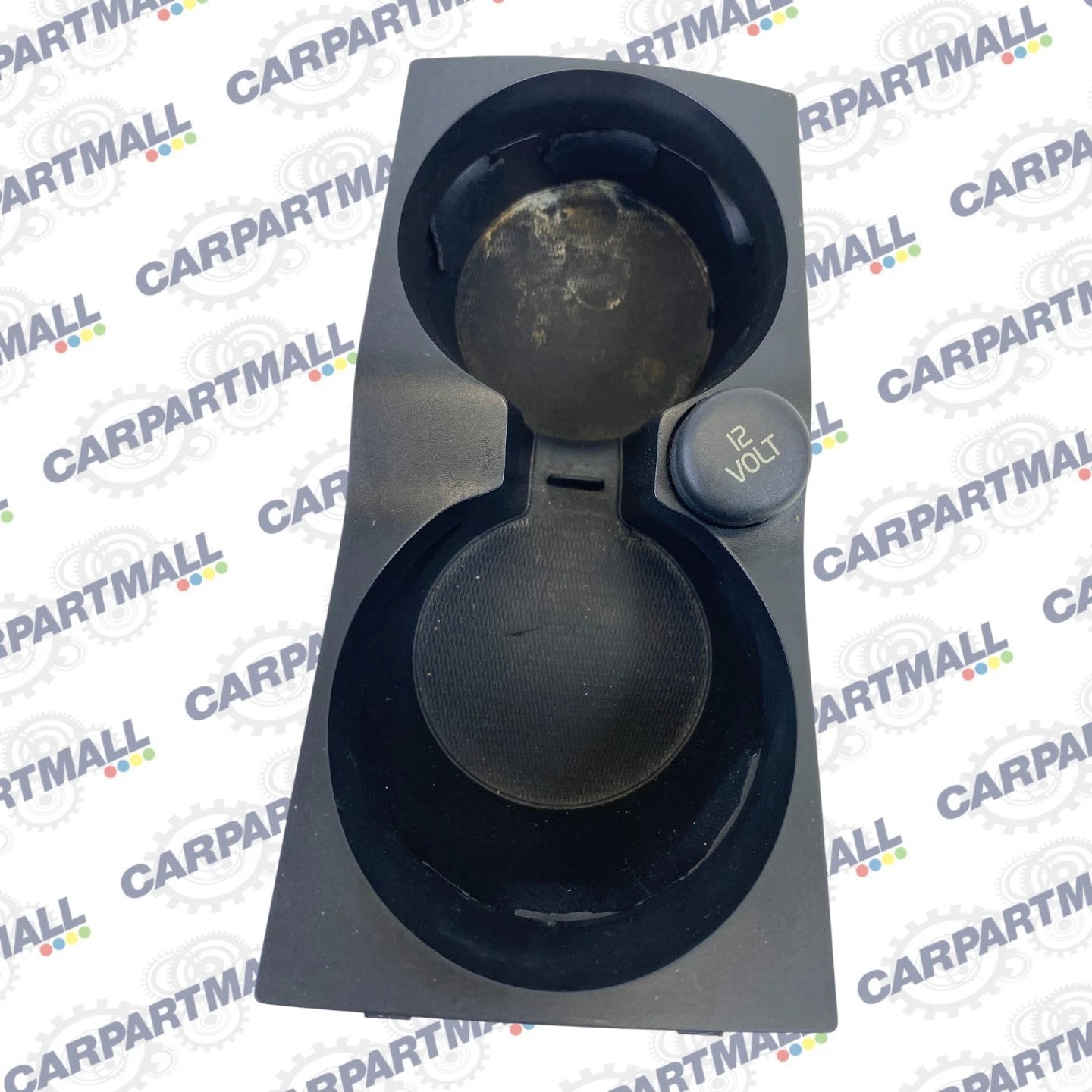 11-13 VOLVO S60 CENTER CONSOLE INSERT DUAL CUP HOLDER CUPHOLDER W/ POWER OUTLET