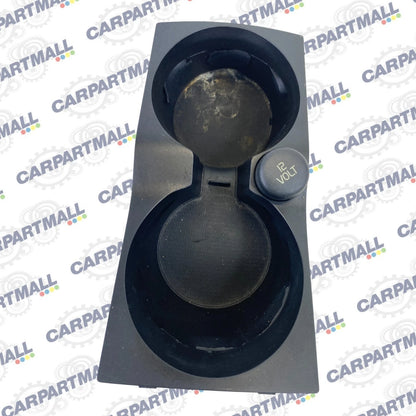 11-13 VOLVO S60 CENTER CONSOLE INSERT DUAL CUP HOLDER CUPHOLDER W/ POWER OUTLET