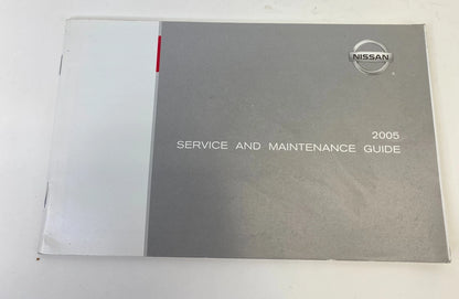 2005 NISSAN OWNERS MANUAL SET WITH CASE NAVIGATION SERVICE WARRANTY GUIDES OEM