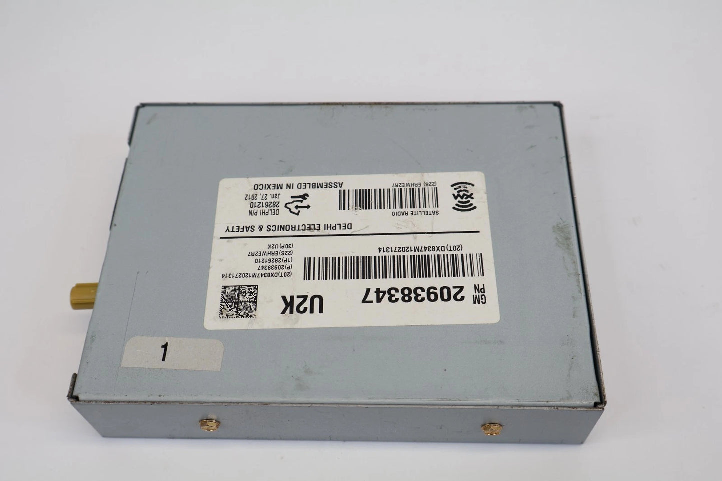 2009-2017 CHEVROLET TRAVERSE XM SATELLITE RADIO RECEIVER MODULE OEM 20938347