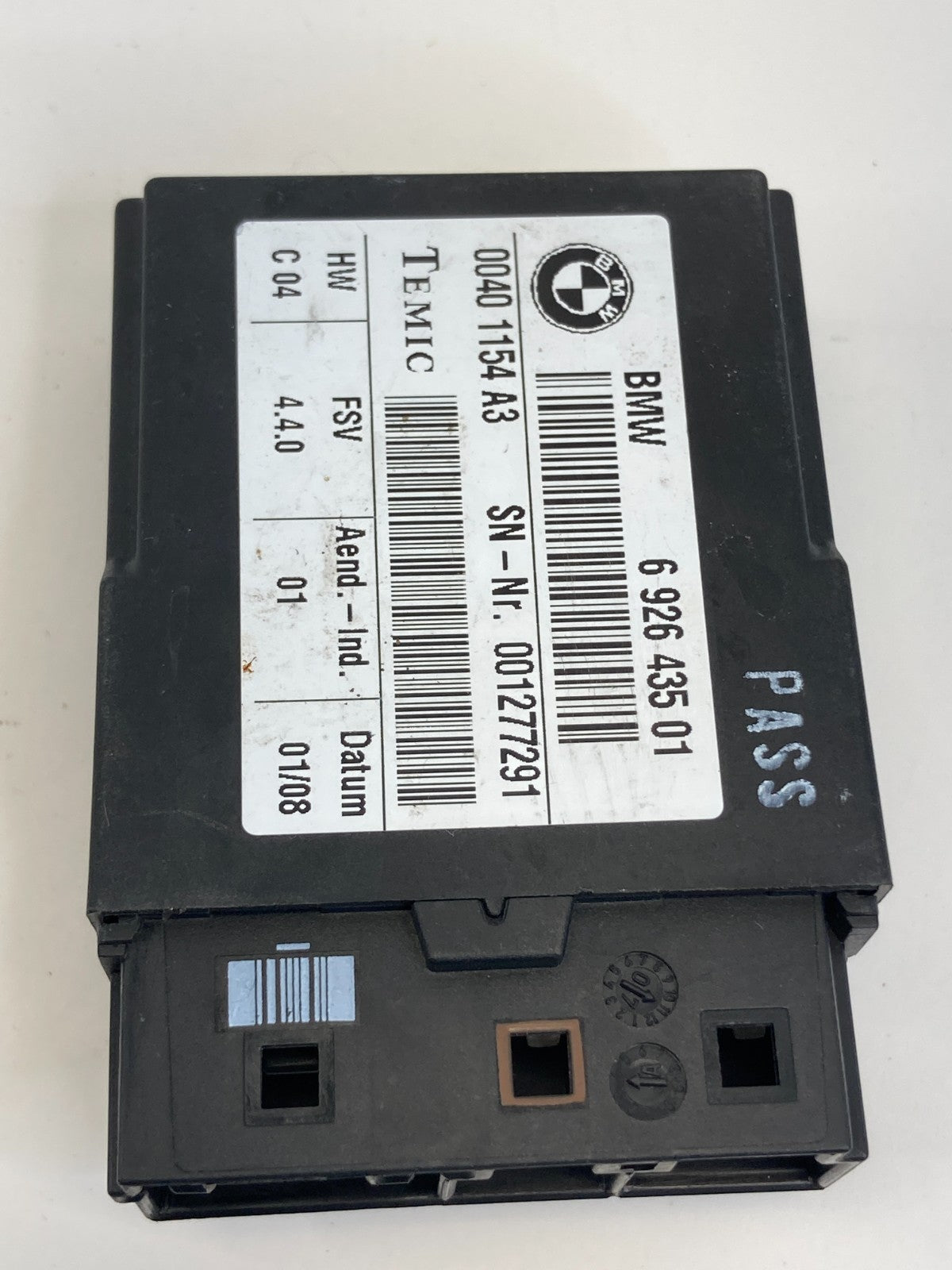 07 08 BMW 328xi Front Side Seat Computer Control Module Unit 692643501 OEM