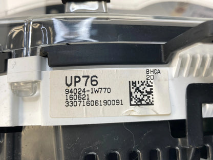 2015-2017 Kia Rio Dash Instrument Cluster Speedometer Gauges Unknown Miles OEM