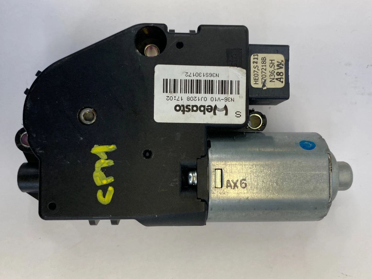 2009-2014 NISSAN MURANO REAR PANORAMIC SUNROOF MOONROOF MOTOR OEM WR09-B75-AA