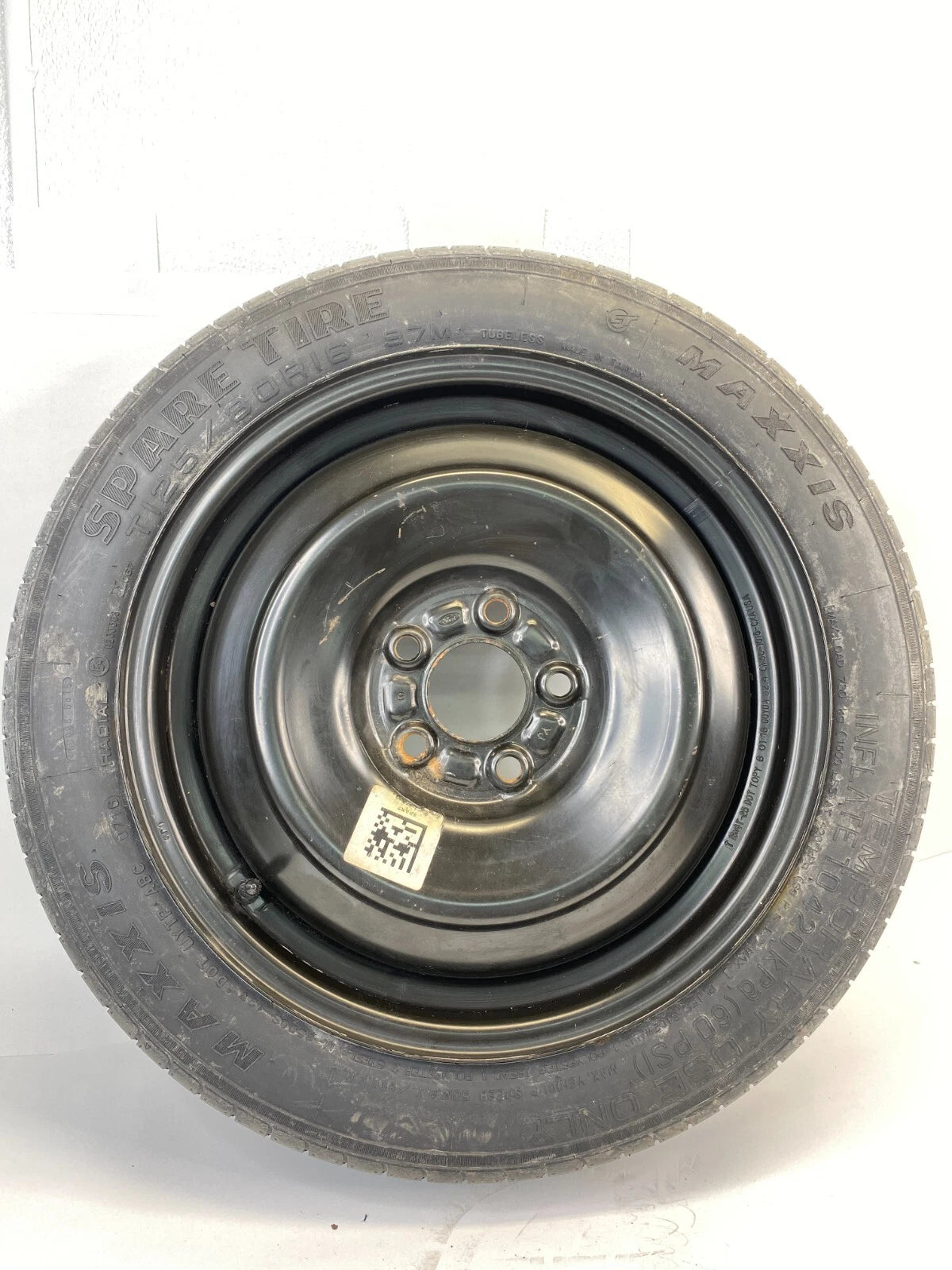 2012-2018 FORD FOCUS EMERGENCY SPARE TIRE WHEEL COMPACT DONUT T125/80/R16