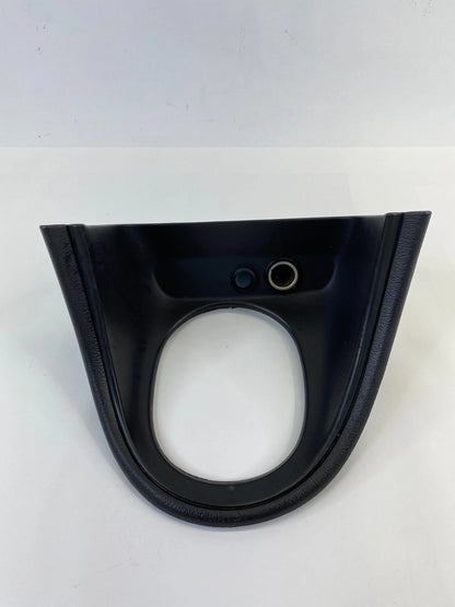 99-02 FORD MUSTANG CENTER CONSOLE SHIFTER TRIM BEZEL W/ POWER OUTLET WSKM4D827A