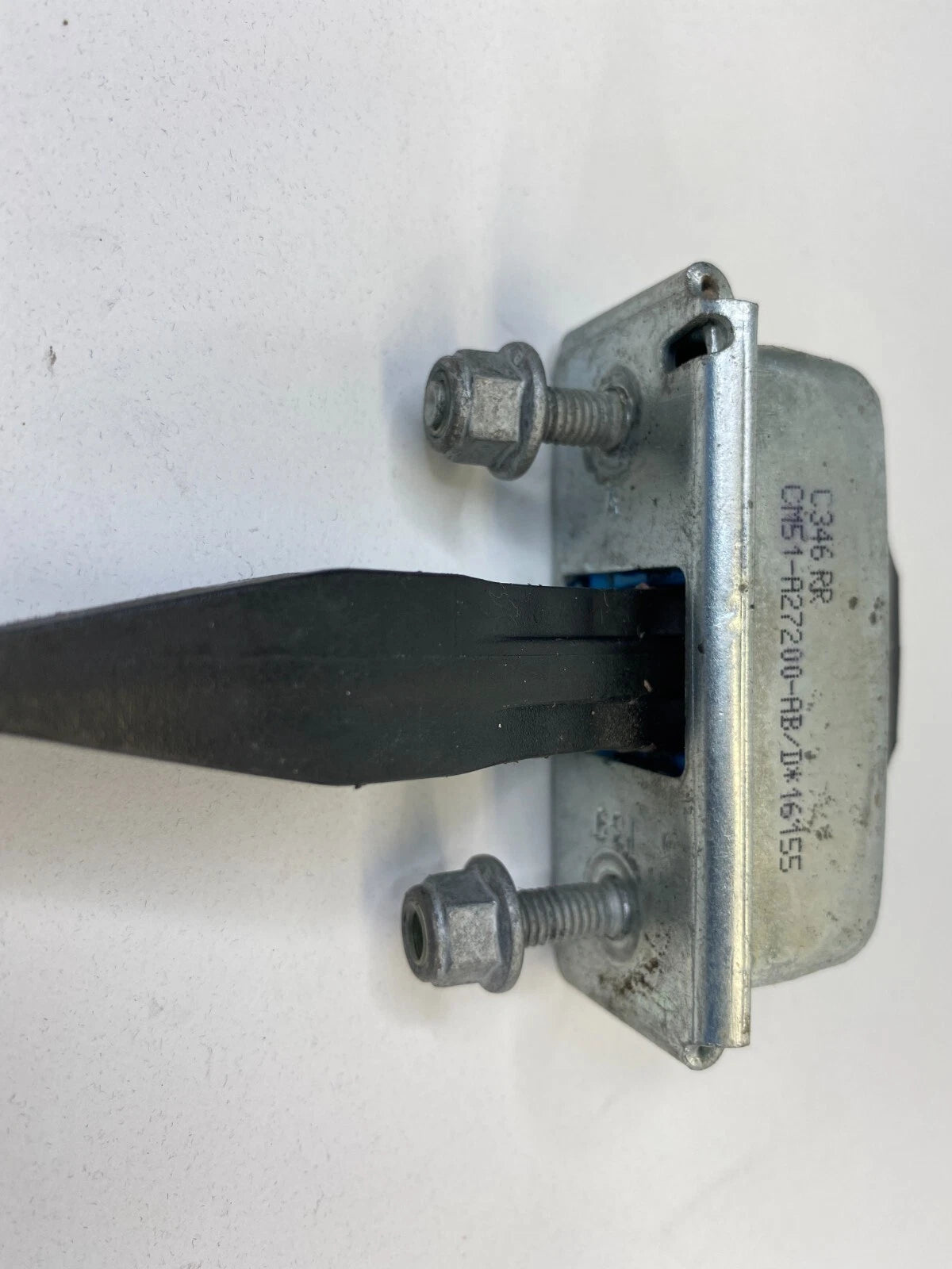 12-18 FORD FOCUS SEDAN REAR RIGHT DOOR LOCK CHECK STOPPER STRAP CM51A27200AB