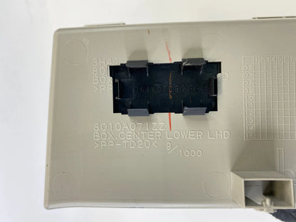2008-2017 MITSUBISHI LANCER DASH CENTER LOWER STORAGE COMPARTMENT 8010A01ZZ OEM