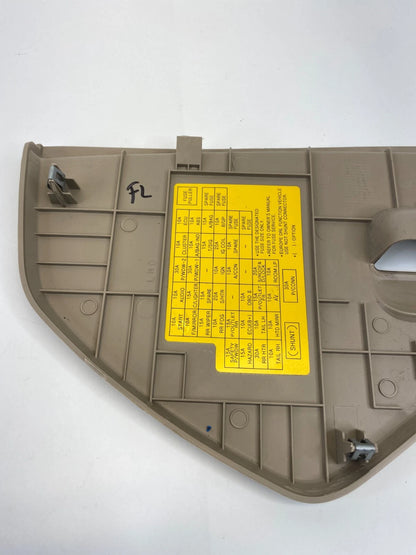05 06 07 08 09 10 KIA SPORTAGE DASH LEFT DRIVER SIDE FUSE END COVER CAP TRIM OEM
