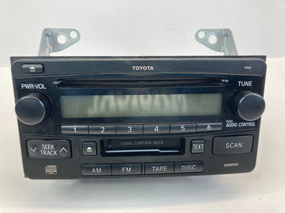 2003 03 Toyota Celica AM FM Radio CD Cassette Player Receiver 86120-2B760 OEM