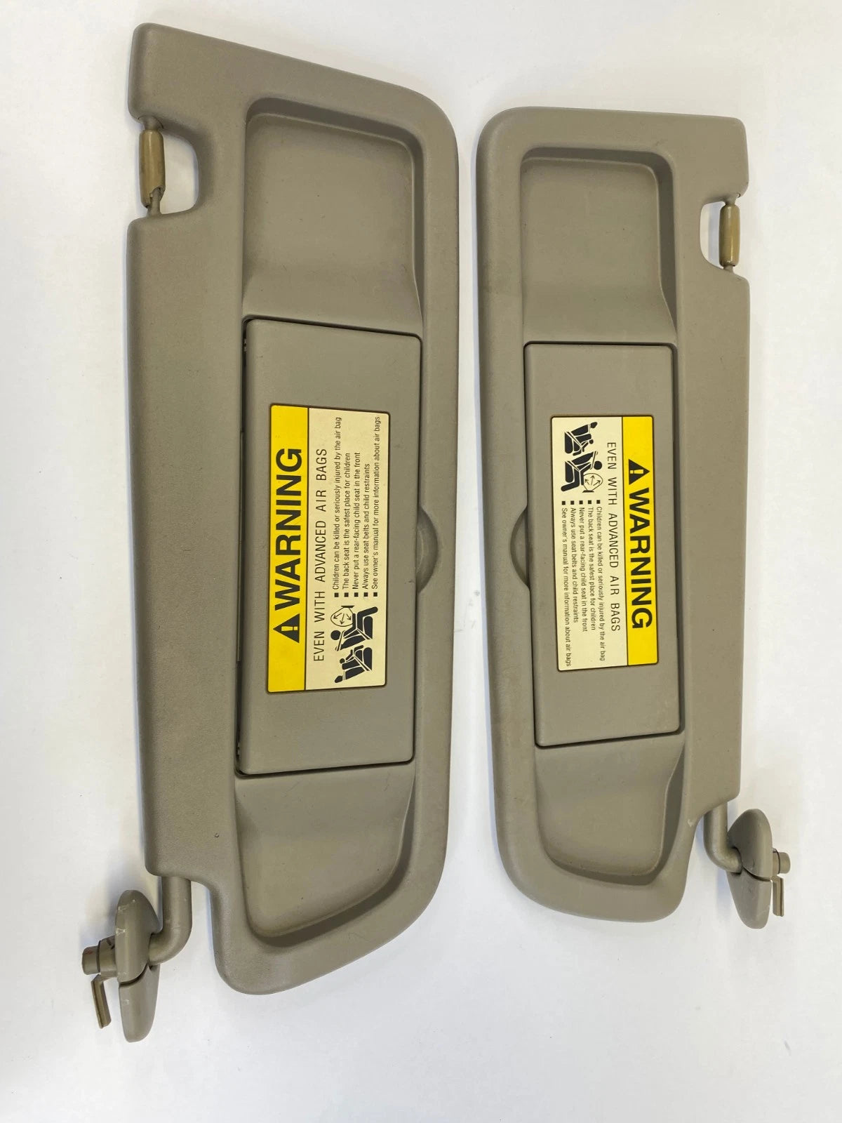 2006-2011 HONDA CIVIC SEDAN SUNVISOR SUN VISOR PAIR SET FRONT LEFT & RIGHT OEM