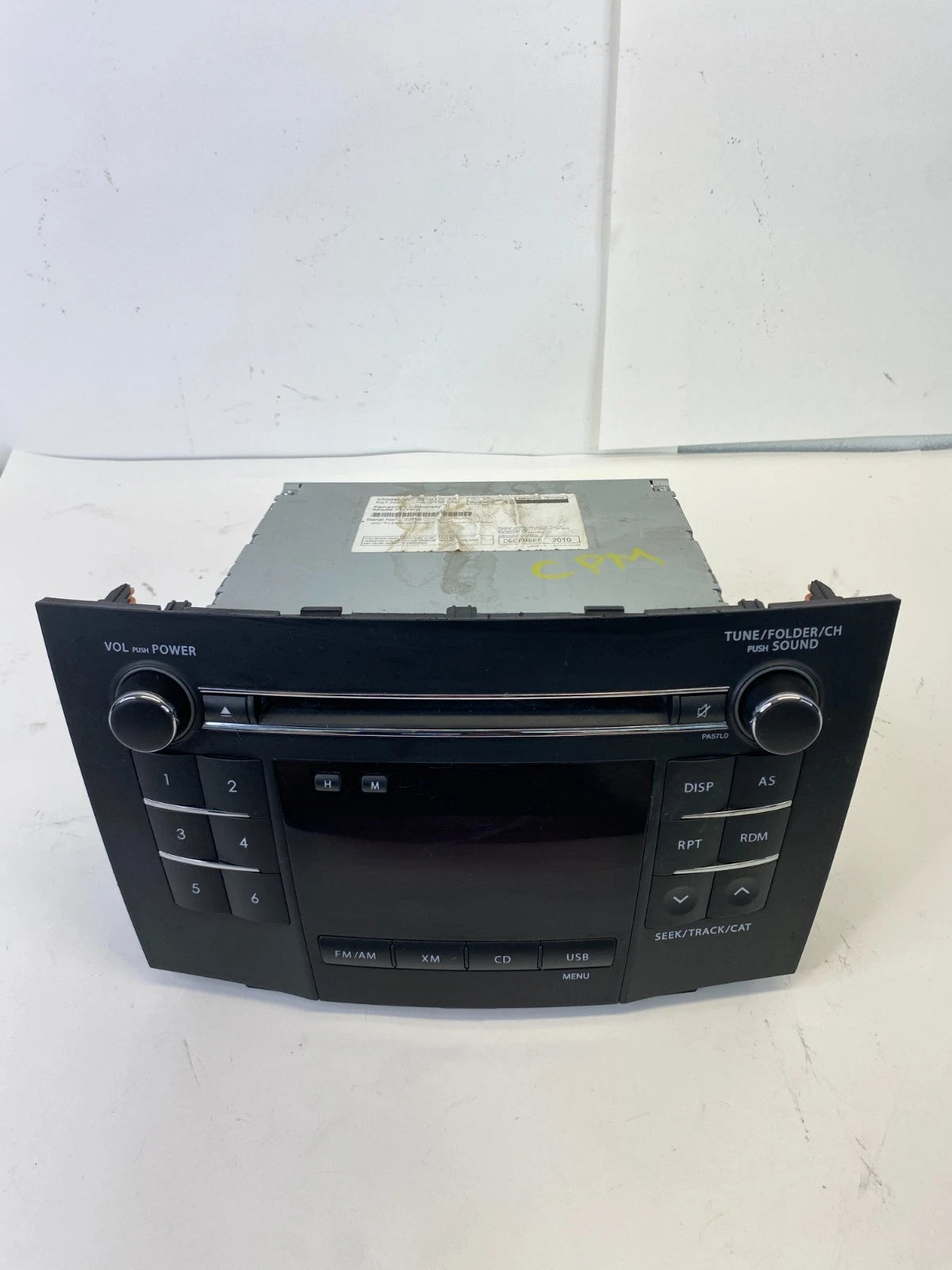 2010-2013 SUZUKI KIZASHI RADIO RECEPTOR AM FM CD ASSEMBLY OEM 39101-57L01