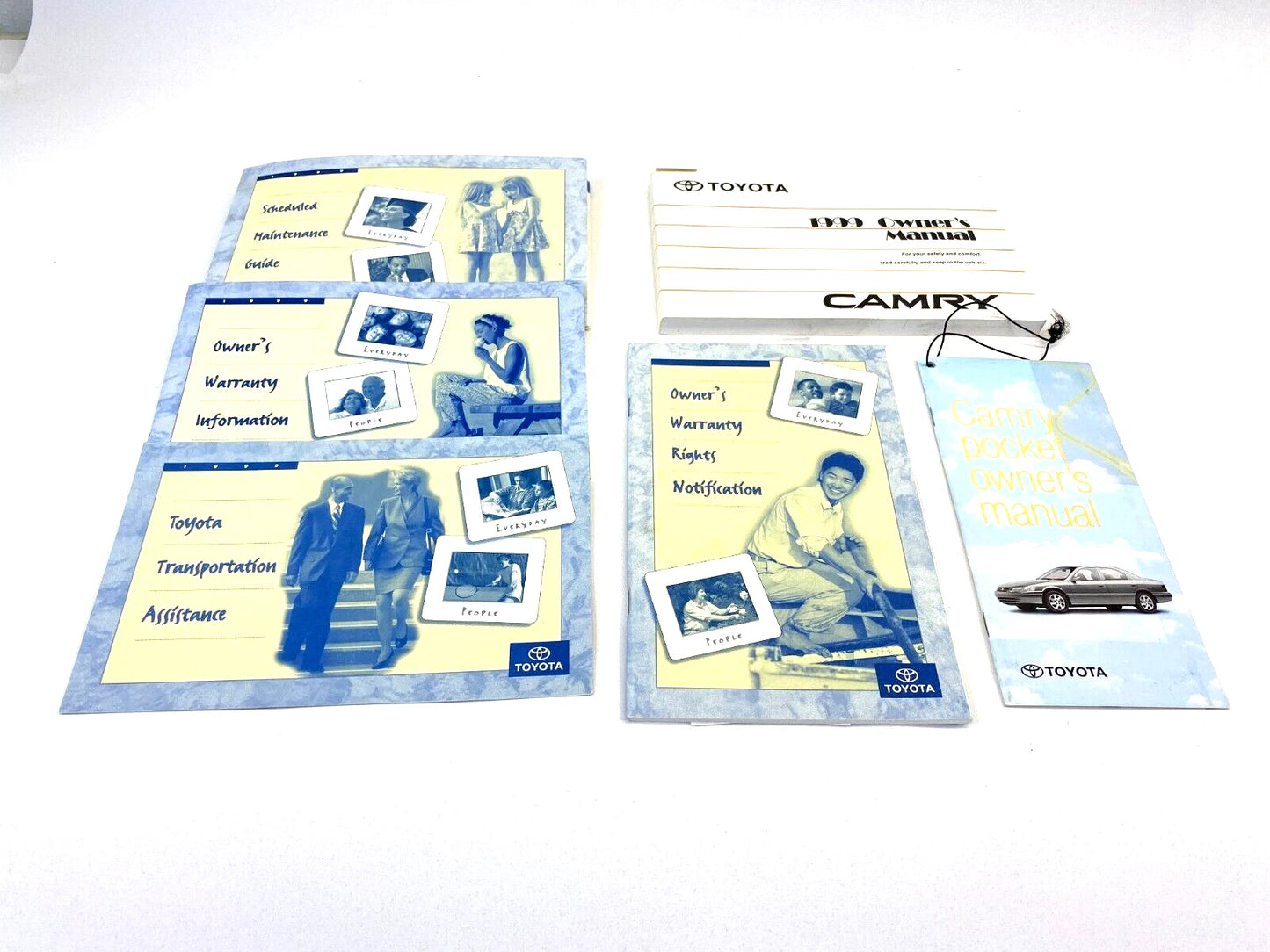1999 99 TOYOTA CAMRY CE SEDAN OWNER'S MANUAL GUIDE BOOK & SUPPLEMENT OEM