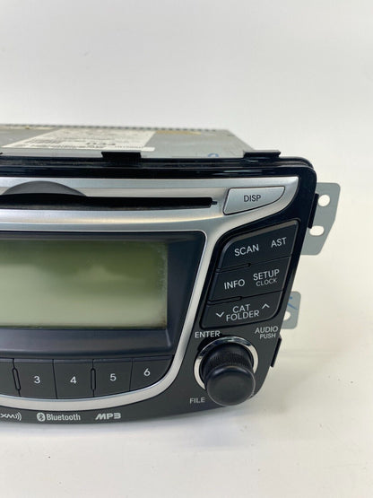 2012-2014 Hyundai Accent Radio AM FM Single CD Player w/ Bluetooth 96170-1R150GU