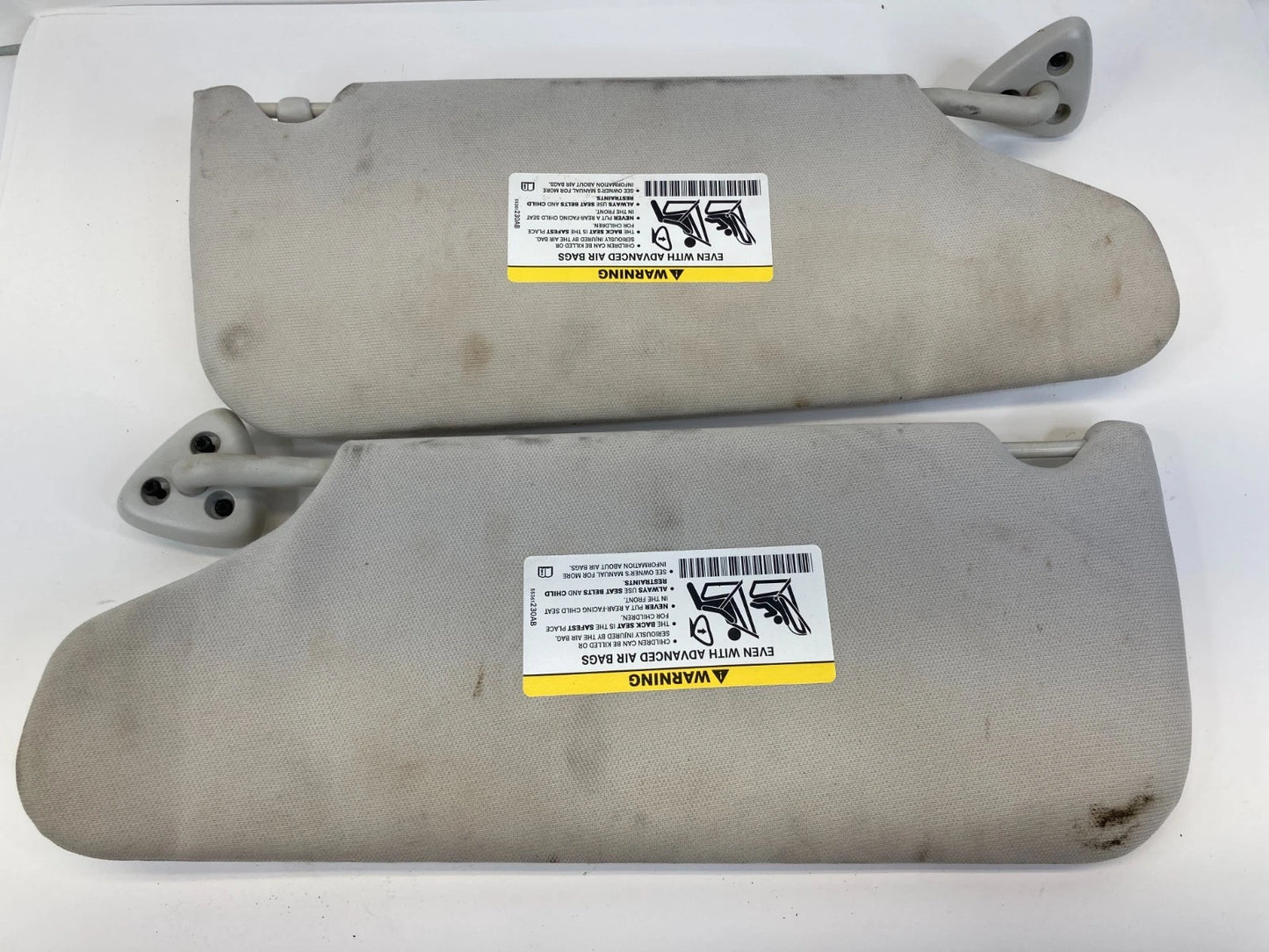 2008-2010 DODGE CHARGER ROOF SUNVISOR SUN VISOR LEFT & RIGHT SET OEM