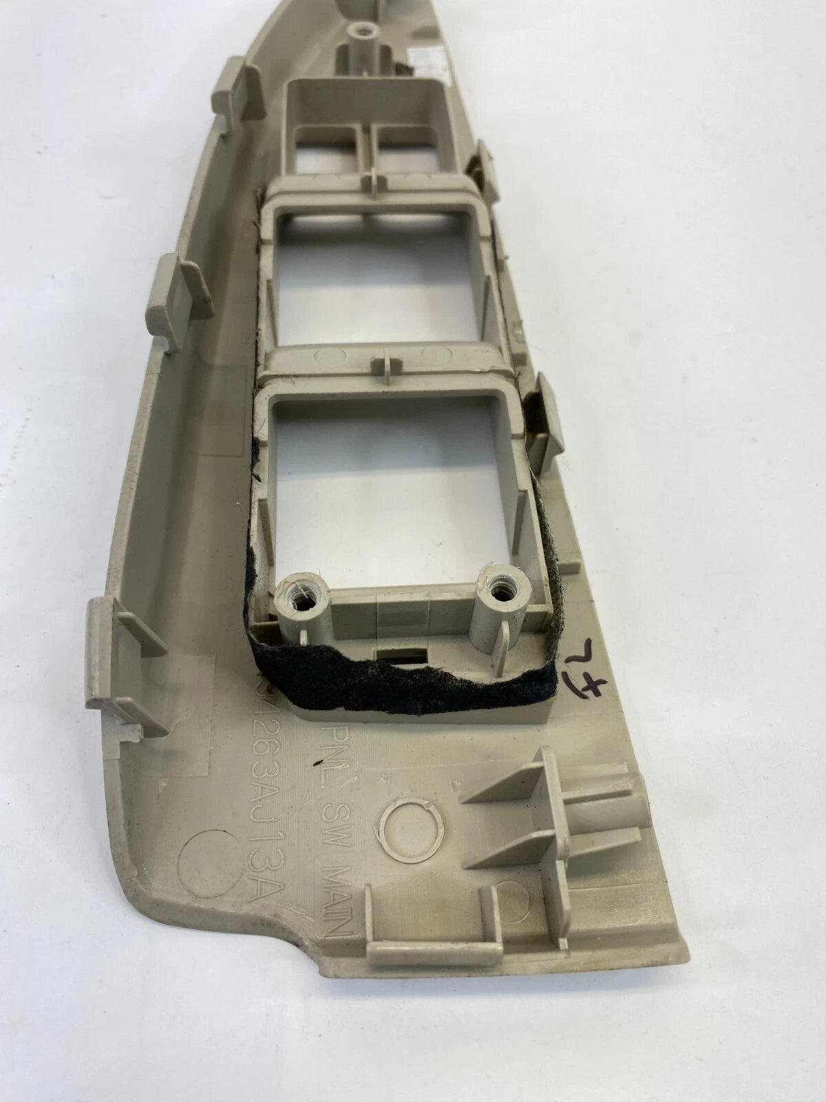 2010-2014 SUBARU OUTBACK FRONT LEFT MASTER WINDOW SWITCH PANEL TRIM COVER OEM