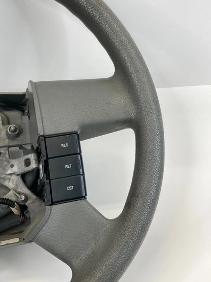 04-08 FORD F-150 STEERING WHEEL W/ CRUISE CONTROL BUTTONS GRAY 5L343600BD32NC