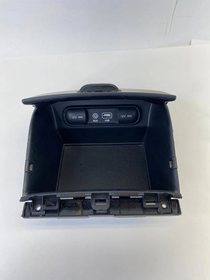 16 17 18 KIA SORENTO CENTER CONSOLE STORAGE TRIM TRAY W/ CHARGERS AUX & USB OEM