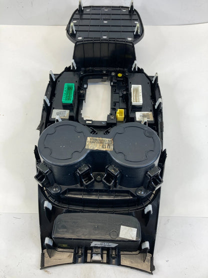 2013-2019 HYUNDAI SANTA FE CENTER CONSOLE SHIFTER BEZEL W/ CUP HOLDER & SWITCHES