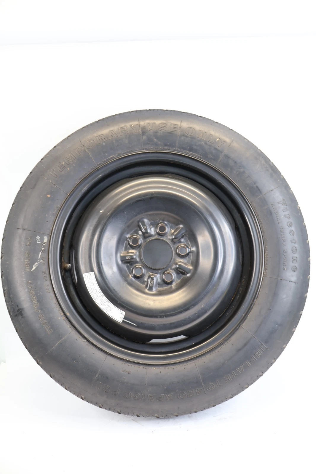 2007-2011 HONDA CR-V CRV SPARE TIRE WHEEL COMPAT DONUT T155/90R17 101M OEM