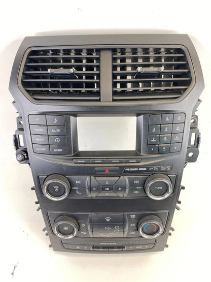 18 19 FORD EXPLORER CLIMATE CONTROL & RADIO TRIM BEZEL W/AIR VENT JB5T-18A802-LB