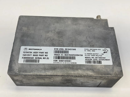 2004-2006 CADILLAC SRX ONSTAR COMMUNICATION CONTROL MODULE MOTOROLA 15784784 OEM
