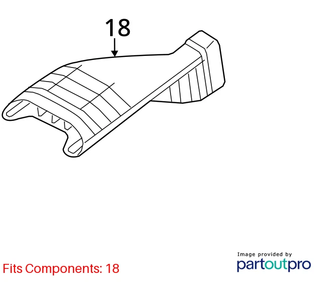 12-15 KIA OPTIMA 2.0L TURBO AIR CLEANER INTAKE INLET DUCT US BUILT 28210-4C500