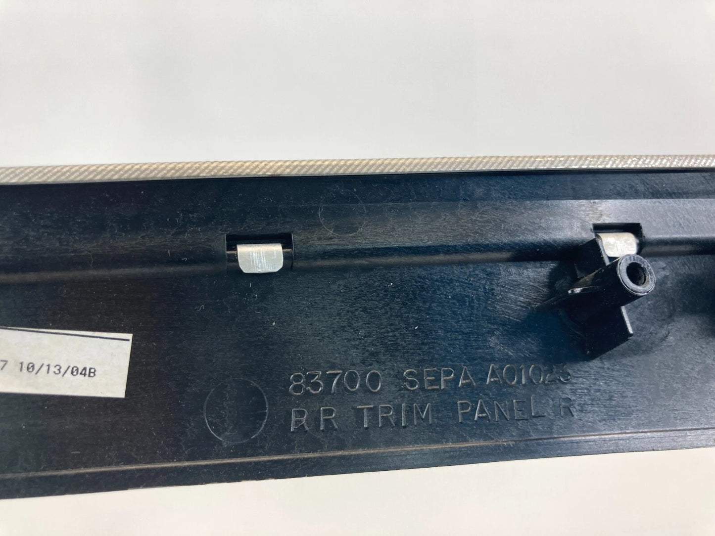 04 05 06 07 08 ACURA TL REAR RIGHT SIDE DOOR PANEL TRIM MOLDING 83700-SEPAA01023