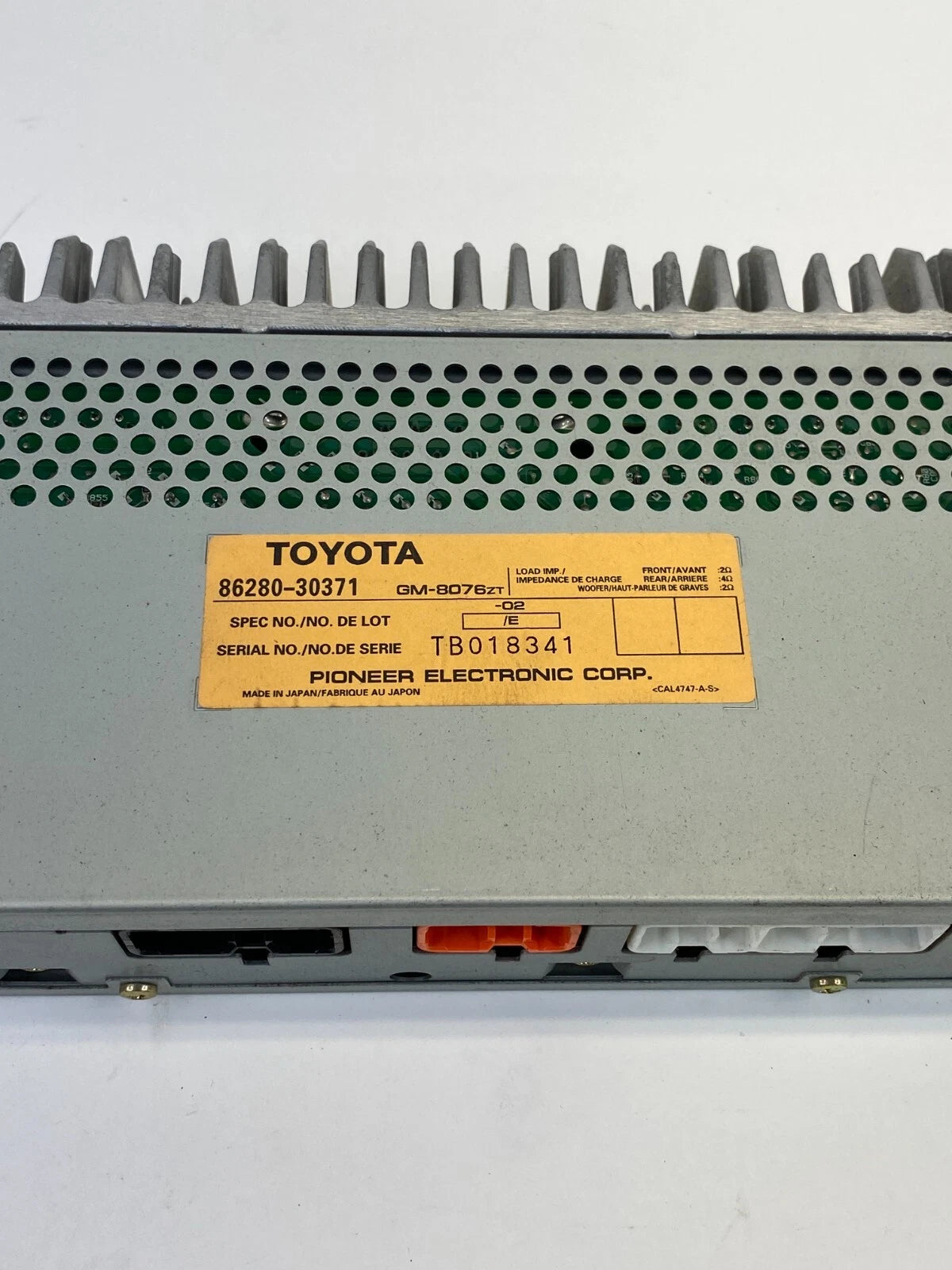 98-00 LEXUS GS300 GS400 RADIO STEREO AUDIO AMPLIFIER SOUND SYSTEM 8628030371 OEM