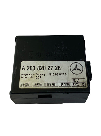 01-05 Mercedes C240 Anti Theft Security Locking Alarm Control Module A2038202726