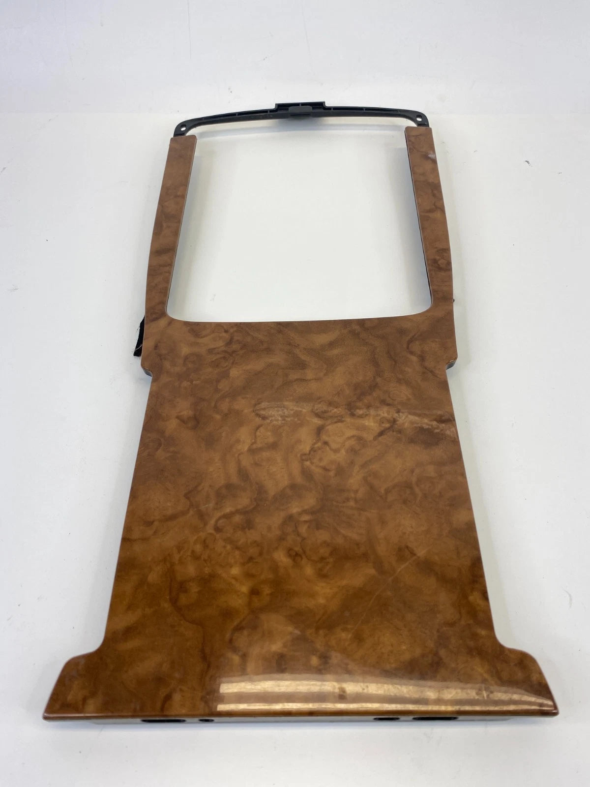 2008-2012 BUICK ENCLAVE CENTER CONSOLE STORAGE BOX WOOD COVER PLATE BEZEL TRIM